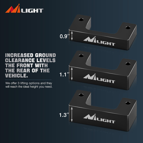 Kit De Nivelación Frontal Nilight 1.5 Para Chevy Avalanche S