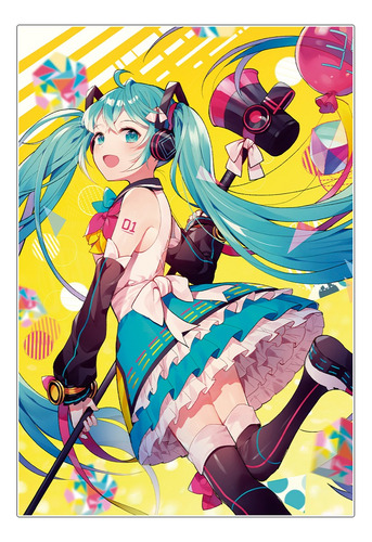 Pack Poster Anime Hatsune Miku X5 (47 Cm X 32 Cm)