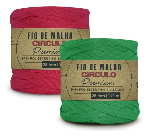 2 Fio De Malha Extra Premium Círculo Crochê - Entrega Rápida