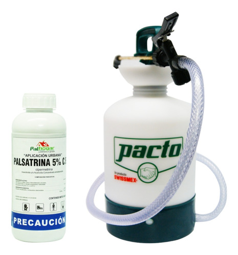 Kit Insecticida Para Cucarachas E Insectos+ Fumigadora 3 Lts