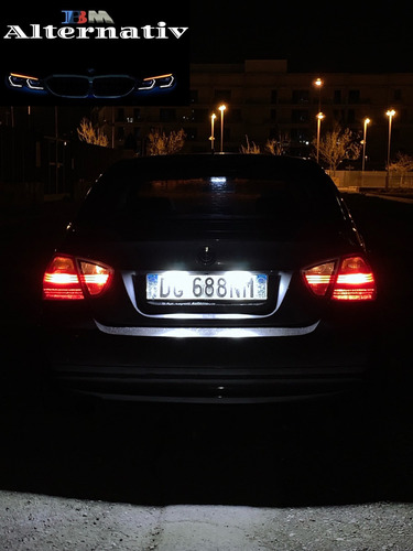 2 Plafones Led Para Patente Bmw E90, E92, E39, E60, E61, E70