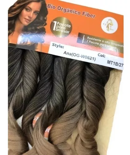 Cabelo Orgânico Liso/ond Human Hair 70cm 260gr Tela + Brinde