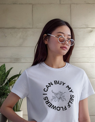 Playera Para Mujer Casual 100% Algodón Marca Random