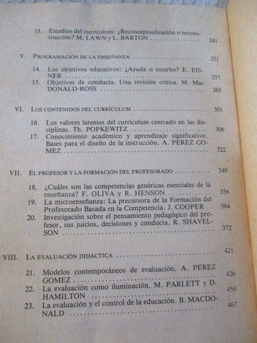 Imagen 5 de 7 de Gimeno Sacristán - La Enseñanza: Su Teoría Y Su Práctica