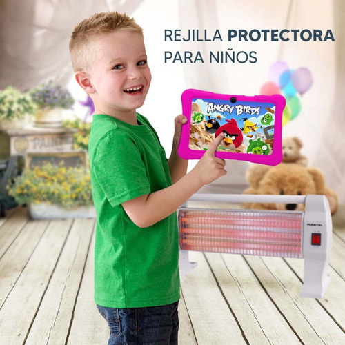 Estufa A Cuarzo Punktal 3 Tubos 3 Potencias Interruptor
