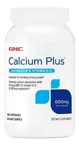 Calcium Magnesio Y D3  180 Tabs