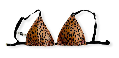Imagen 2 de 6 de Corpiño Bikini Triangulo Jamaica Con Relleno Chita Regulable
