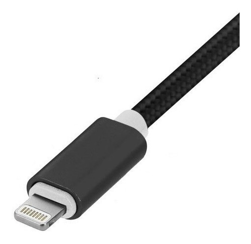 Imagen 3 de 3 de Cable Usb Corto Compatible Con iPhone X Xr Xs 6 7 8 6s Plus