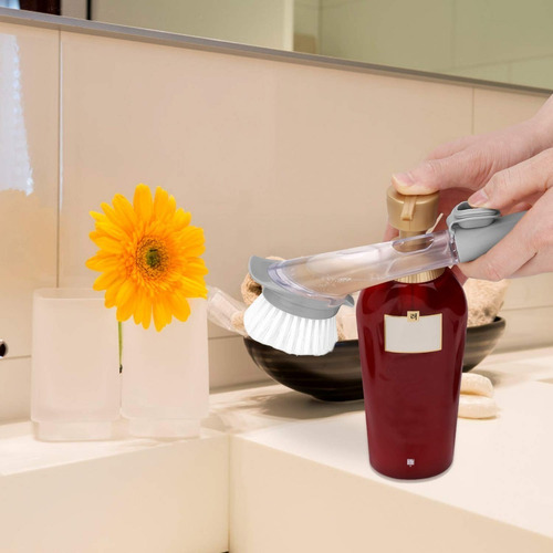 Cepillo Con Dispensador Para Fregadero De Cocina