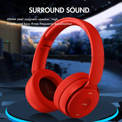 Brnewo Auriculares Inalámbricos Bluetooth Sobre La Oreja, De