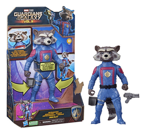 Figura De Acción Marvel Guardianes De La Galaxia Rocket