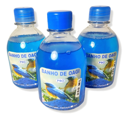 Banho De Woagi Liquido - Limpeza Espiritual - Kit Com 3 Und