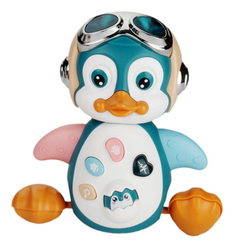 Pingüino Musical Para Gatear, Juguete Para Bebé Con