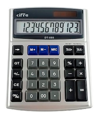 Imagen 2 de 2 de Calculadora De Escritorio Cifra Dt 880.