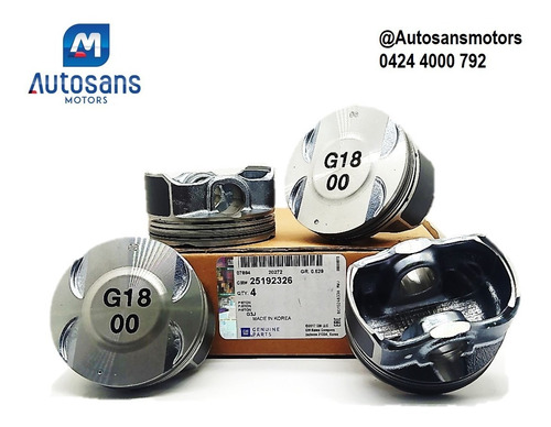Piston Motor Cruze Std Original Gm (und)
