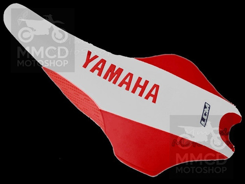 Funda Asiento Tapizado Yamaha Yfz 450r Yfz450r Blanca Y Roja