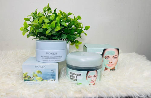 Kit De 2pz Mascarilla De Pepino+crema De Hinojo Marino