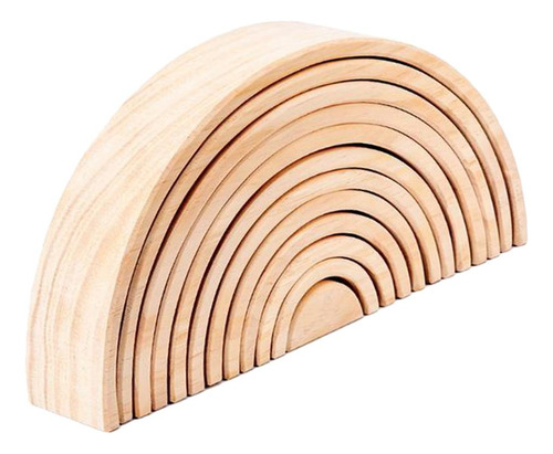12 Unids De Bloques De Construcción Rainbow De , Si