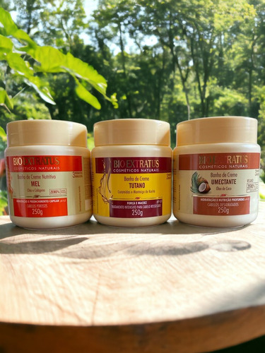 Kit Cronograma Capilar Nutr. Mel + Tutano + Umectante 250 Gr