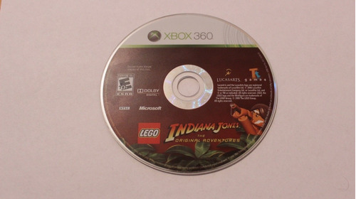 Lego Indiana Jones Adventures Xbox 360 Usado Blakhelmet C