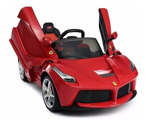 Auto A Batería Para Niños La Ferrari Roja 12v Tio Musa