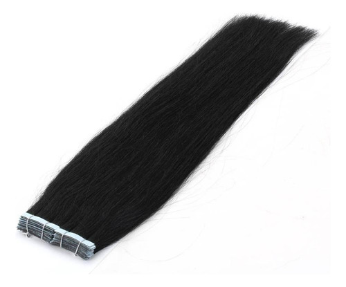 Mega Hair Fita Adesiva Castanho 60cm 40 Peças - 100gr