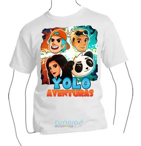 Playera Yolo Aventuras Nando Panda Mariana