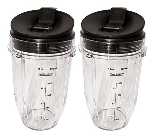 Blendin 2 Pack Small 18 Ounce Cup Con Tapas Flip Flip Sip N