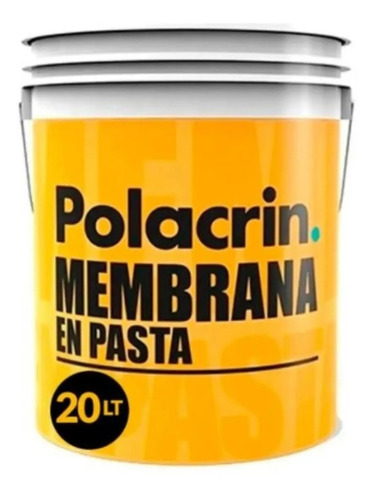 Polacrin Membrana En Pasta Impermeab. 20 Lts Colores Varios