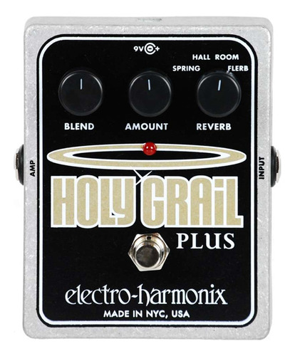 Pedal Efecto Guitarra Electro Harmonix Holy Grail Reverb Prm