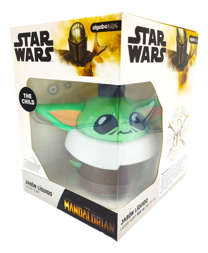 Jabón Líquido Baby Yoda Star Wars Mandalorian 500ml Algabo