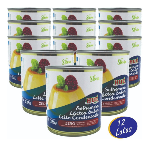 Leite Condensado Diet 335g - Hué - 12 Unidades - Promoção 