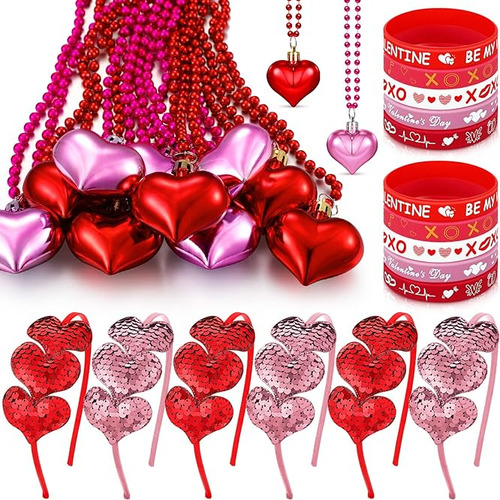 36 Diademas Corazon Para El Dia San Valentin Dije En Forma C