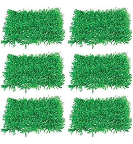 Beistle Tissue Grass Mats 6 Piezas, 15 X 30, Verde