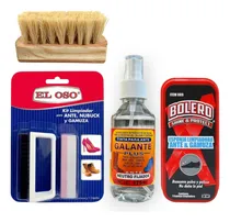 Comprar Kit De Limpieza Para Calzado De Gamuza Ante Nobuck 4pz