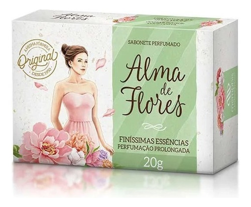 Sabonete Alma De Flores Classico 20 Gramas Feminino