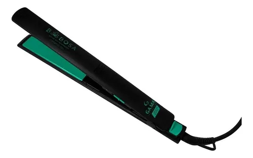 Plancha De Pelo Ga.ma Italy Babosa - Estilo Perfecto Negro Y Verde