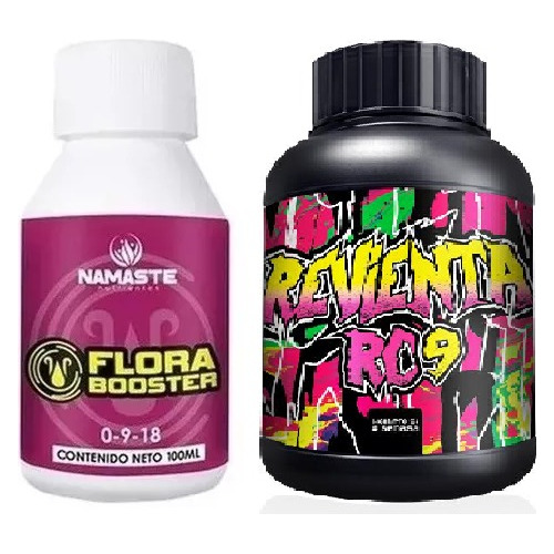 Combo Fertilizante Flora Booster + Revienta Rc 9 100ml 