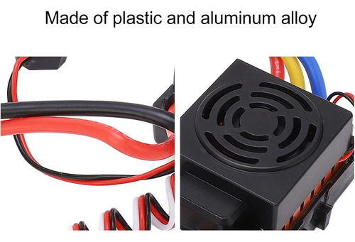 Alomejor Rc Brushless Esc Controlador Electrónico De Velocid