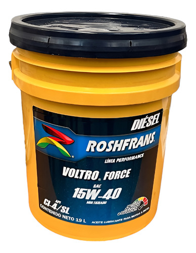 Aceite Lubricante Voltro Force 15w40 Multigrado 19 L