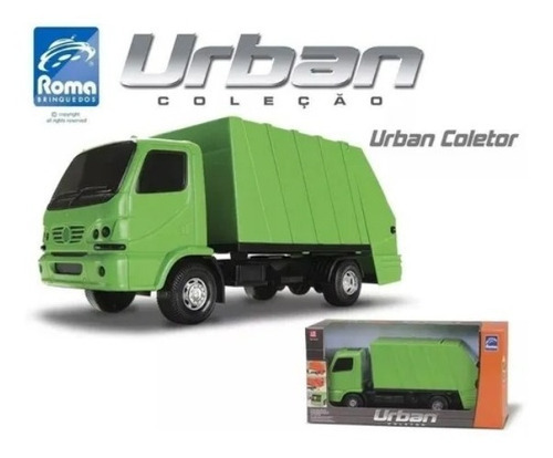 Camión de basura - Recolector de basura urbano - Roma Toys