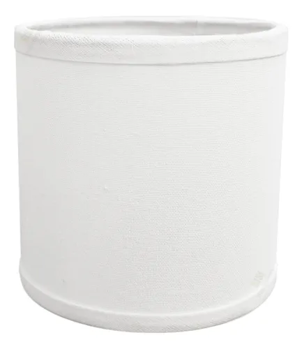 comprar Pantalla Cilindrica 10 X 10cm Lampara Tela Velador Hogar
