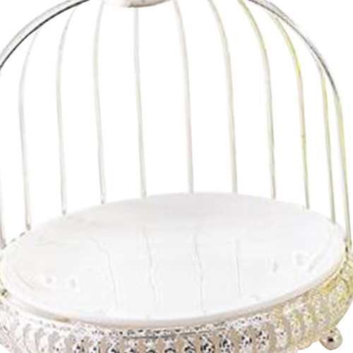Suporte Para Bolo De Gaiola De Pássaros, Suporte 1 Camada