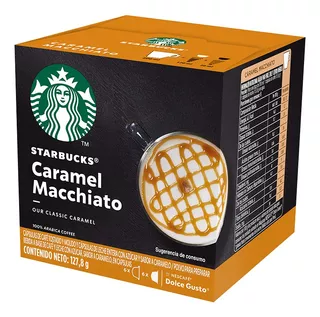 Cápsulas De Café Starbucks Caramel Macchiato Caja De 12 Und