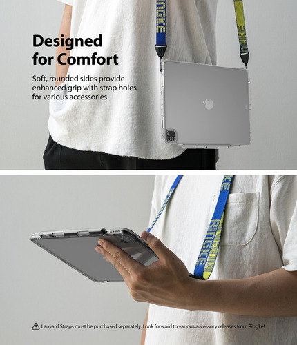 Imagen 3 de 7 de Funda Para iPad Pro 12,9 6ª & 5ª Generac 2022 Ringke Fusion