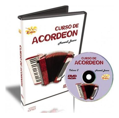 Dvd Curso De Acordeon Maxwell Bueno Volume 5 - Vídeo Aula