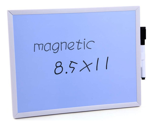 Pizarra Magnetica Borrado Seco Blanca 8.5 × 11 1 Marcador 2