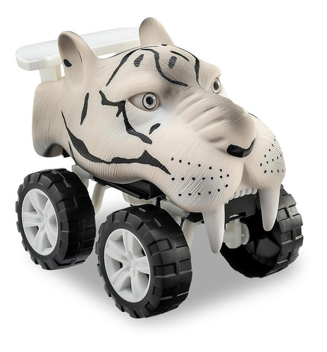 Carro Carrinho Tigre Animals Off Road - Usual Brinquedos 