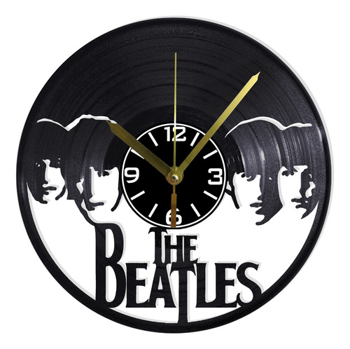 Reloj Pared Disco Vinilo Acetato Decoración The Beatles 14