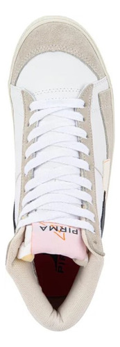 Tenis Urbano Pirma 6031 De Caballero En Color Blanco/ Beige
